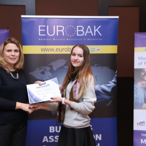 Awarding of Students participated in projects EUROBAK HR and Marketing & PR Universities of Practical Knowledge 2017  10